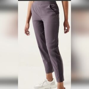 Athleta Women's Charcoal Straight Leg Pants‎